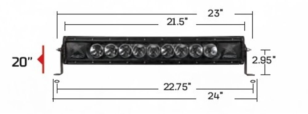 20" Radiance Plus (RGB) Светодиодная балка