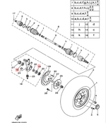 Подшипник ступицы Yamaha Rhino