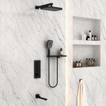 Душевой комплект Vincea VSFW-431T1RMB встраиваемый, термостатический, 3 режима, черный