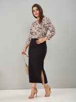 Лонгслив Лнв-306/серый-хризантемазеленая