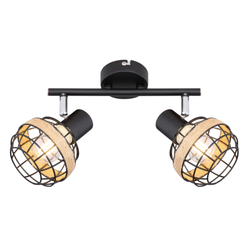 Светильник настенно-потолочный спот Rivoli Fedora 7033-702 2 х E14 40 Вт поворотный | Rivoli