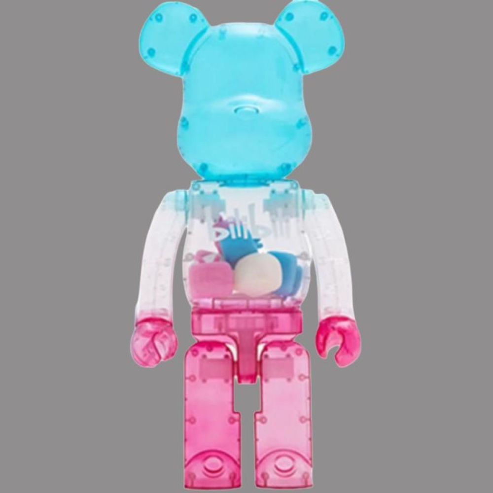 Дизайнерские игрушки BE@RBRICK bilibili x MEDICOM TOY 100%+400%, Bilibili-100%+400%