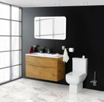 Унитаз-компакт безободковый с сиденьем BelBagno Aurora