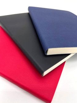 Набор 3 блокнота 88л (138*102мм) лин. графит, красный, т.синий (5447-11)