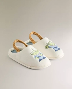 ZARA HOME ДЕТСКИЕ ТАПОЧКИ TOY STORY ©DISNEY, ЭКРЮ