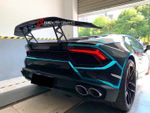 Карбоновый спойлер-крыло для Lamborghini Huracan LP580 LP610 Coupe 2014-2018 Ламборгини Хуракан