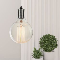 PL13 E27 - 2 PB Подсветка ЭРА Накладной, цоколь Е27, провод 1 м, цвет жемчужно-черный | Подвесные светильники