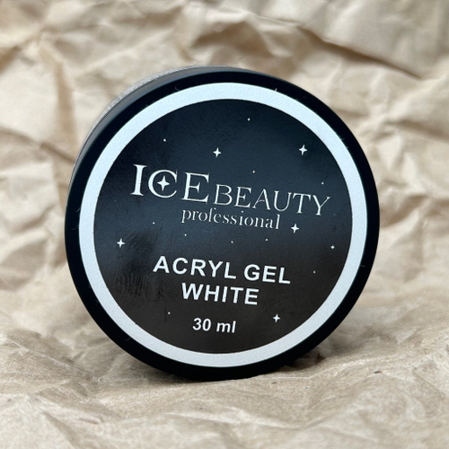 IceBeauty Acryl Gel White, 30 г (шайба)
