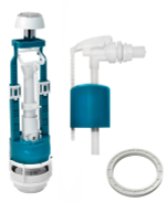 Арматура д/бачка ИНКОЭР с БОК (кор. кл.) 1/2 кнопка (20/1шт)