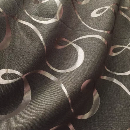 Блэкаут рогожка "Петля" коричневая оптом. Ш-280 см.