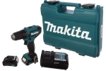 Дрель-шуруповерт Makita DF333DWYE 12В CXT 30Нм. 1700об/мин. (2АКБ 1.5Ач, З/У, кейс)