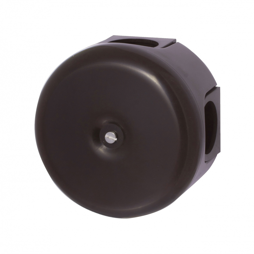 Распределительная коробка 78 мм, пластик, цвет коричневый (4 кабельных ввода в комплекте) B1-521-22-K