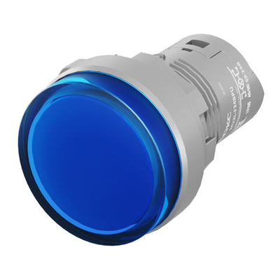 Сигнальный индикатор со встроенным диодом 24В, синий, зажим Push-In