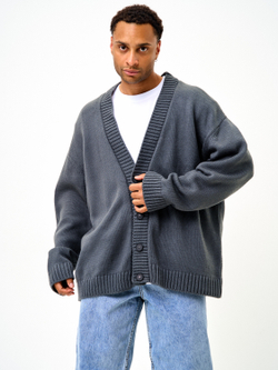 Кардиган UNISEX вязаный оверсайз на пуговицах