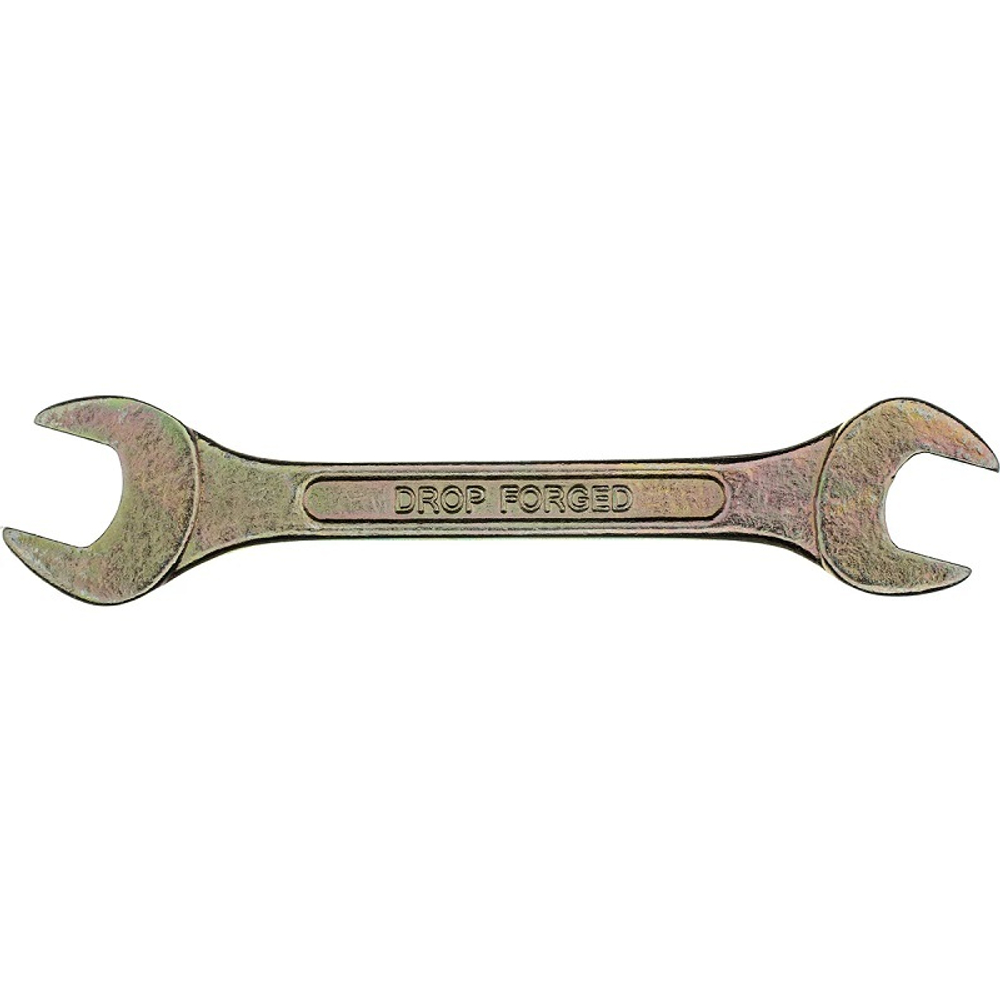 Ключ рожковый 14х15 мм желтый цинк СИБРТЕХ