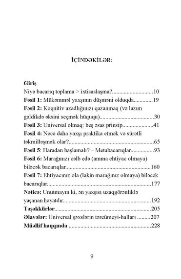 Hər şeydə necə daha yaxşı olmaq olar
