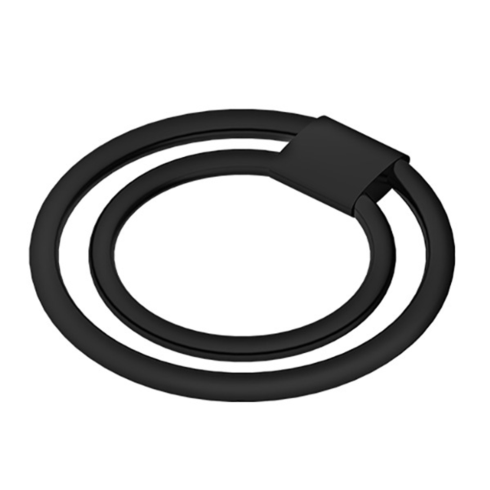 Черное двойное эрекционное кольцо 5см и 7см Baile Cock Ring BI-026014