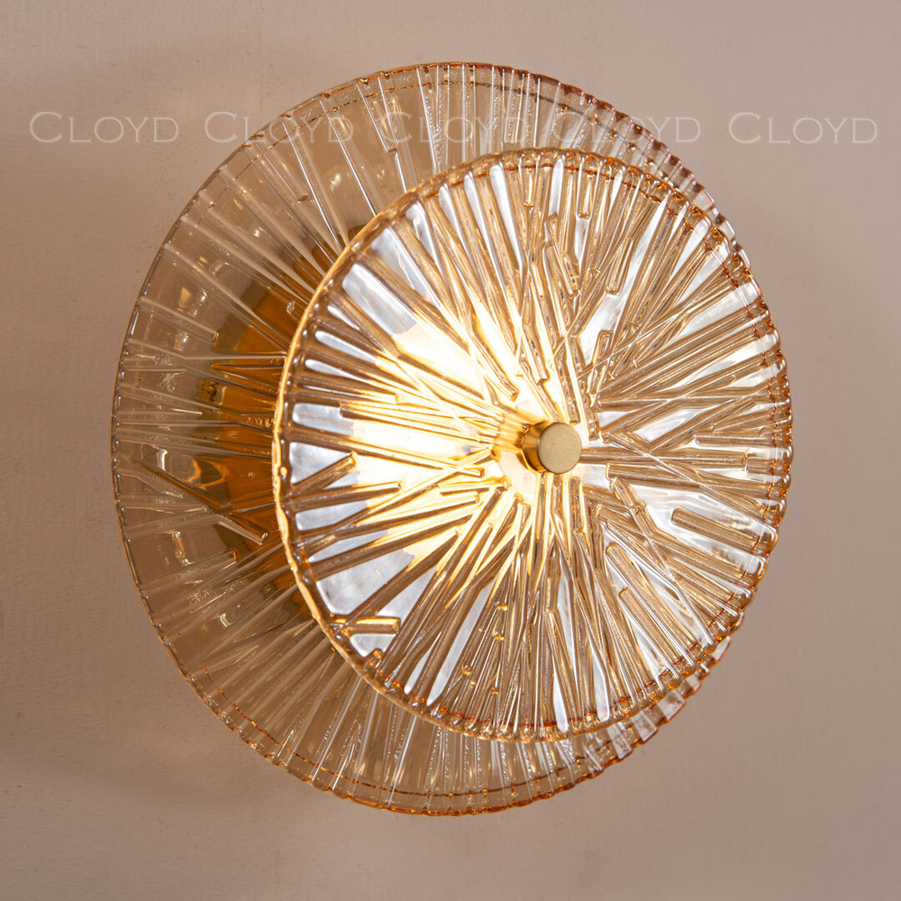 Бра Cloyd HELION-D W1 / Ø20 см - латунь (арт.20307)