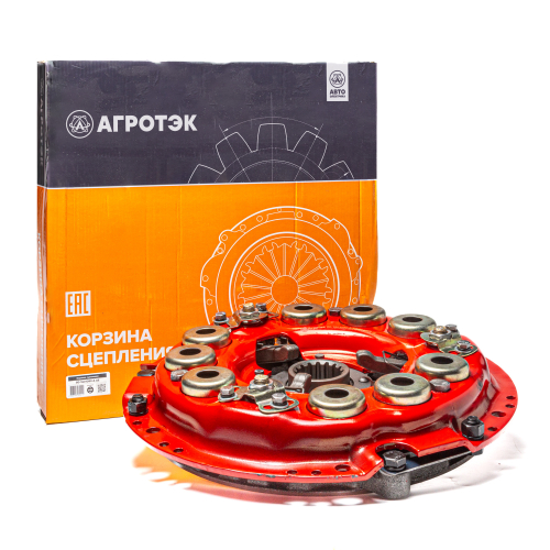 Корзина сцепления, МТЗ, усиленная, 9 пружин, 6 заклепок на ступице (ан. 80-1601090)