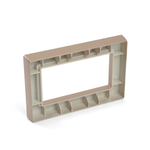 Рамка 2-местная (без перемычки), пластик, STEKKER, PFR00-7012-02, серия Катрин, шампань 50049