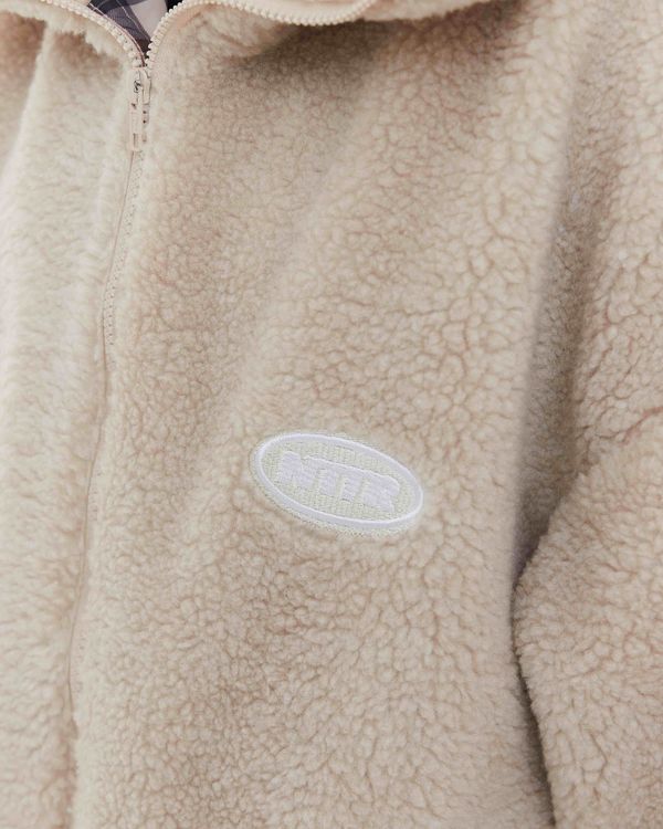 Куртка NTTR Coach Sherpa AW25 бежевая - фото 5