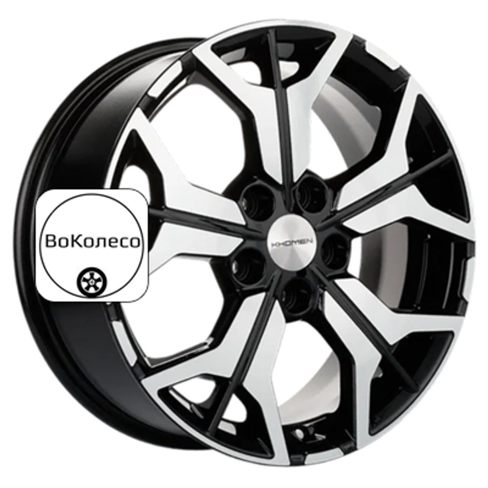 7x17/5x108 ET50 D63,35 KHW1715 (Ford C-Max) Black-FP Khomen Wheels