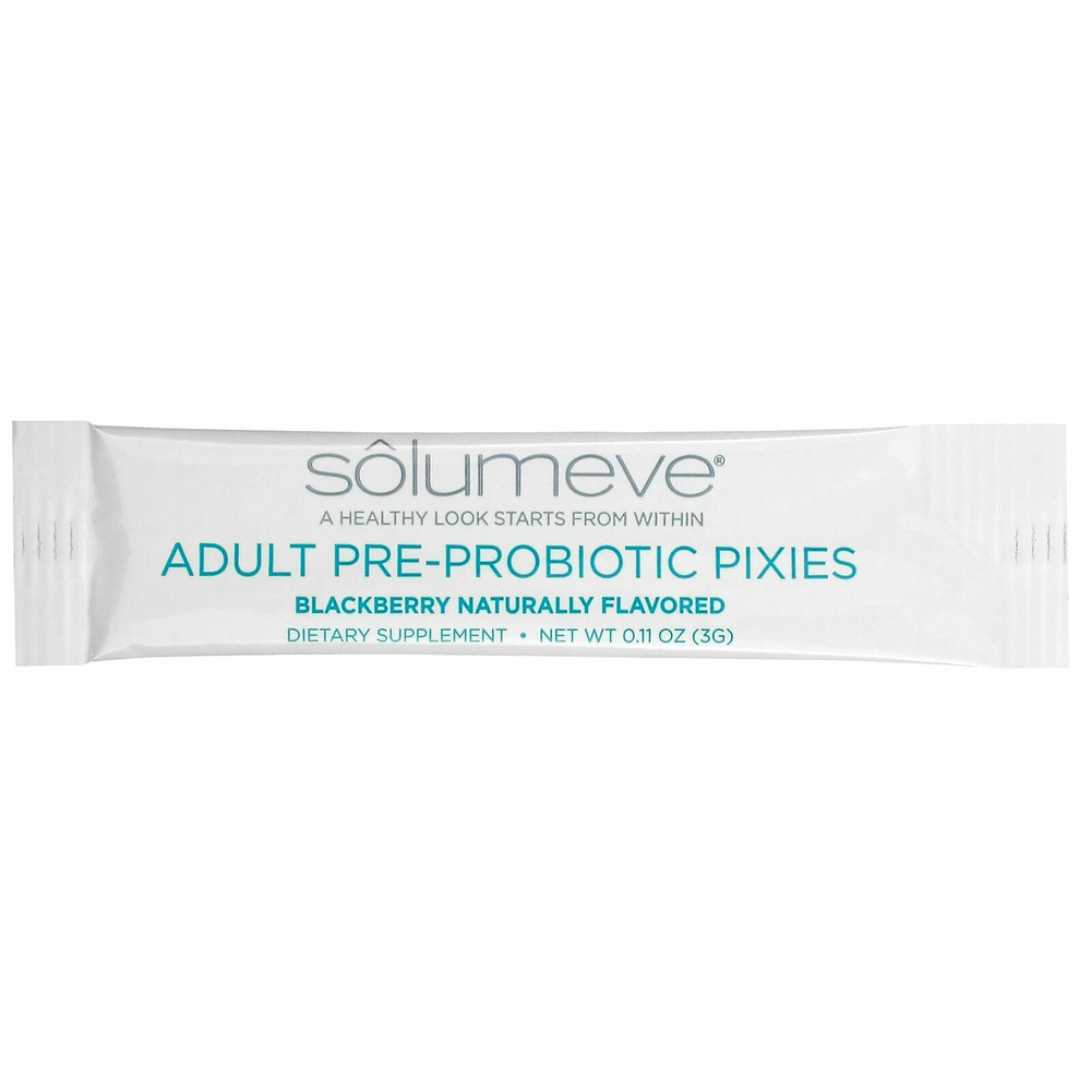 Solumeve, пребиотики и пробиотики для взрослых, со вкусом ежевики, 10 миллиардов КОЕ, 30 пакетиков по 3 г (0,11 унции)