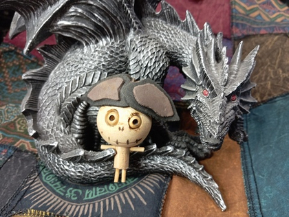 Брелок призрак леса пират 2 глаза