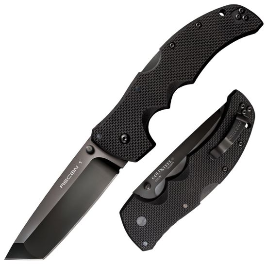 Складной нож Cold Steel 27BT Recon 1 Tanto c клинком из стали CPM-S35VN, рукоять G10