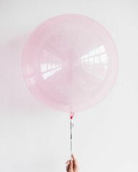 AN Bubble 18" Кристалл Dark Pink (темный розовый) (БГ-70)