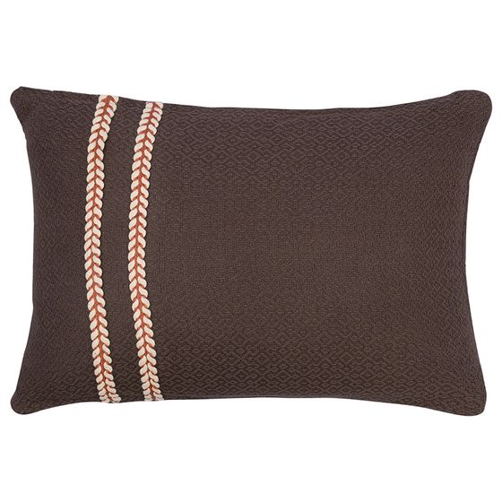Подушка декоративная базовая braids темно-серого цвета из коллекции ethnic, 30х45 см