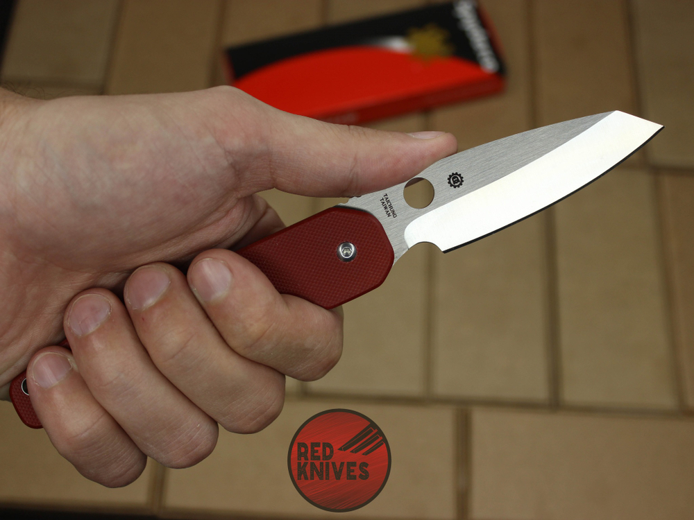 Нож Spyderco SMOCK G10 - бургунди C240GP BRG