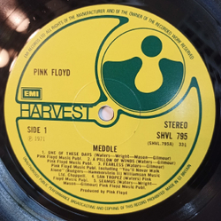 Pink Floyd Meddle (UK 1971)