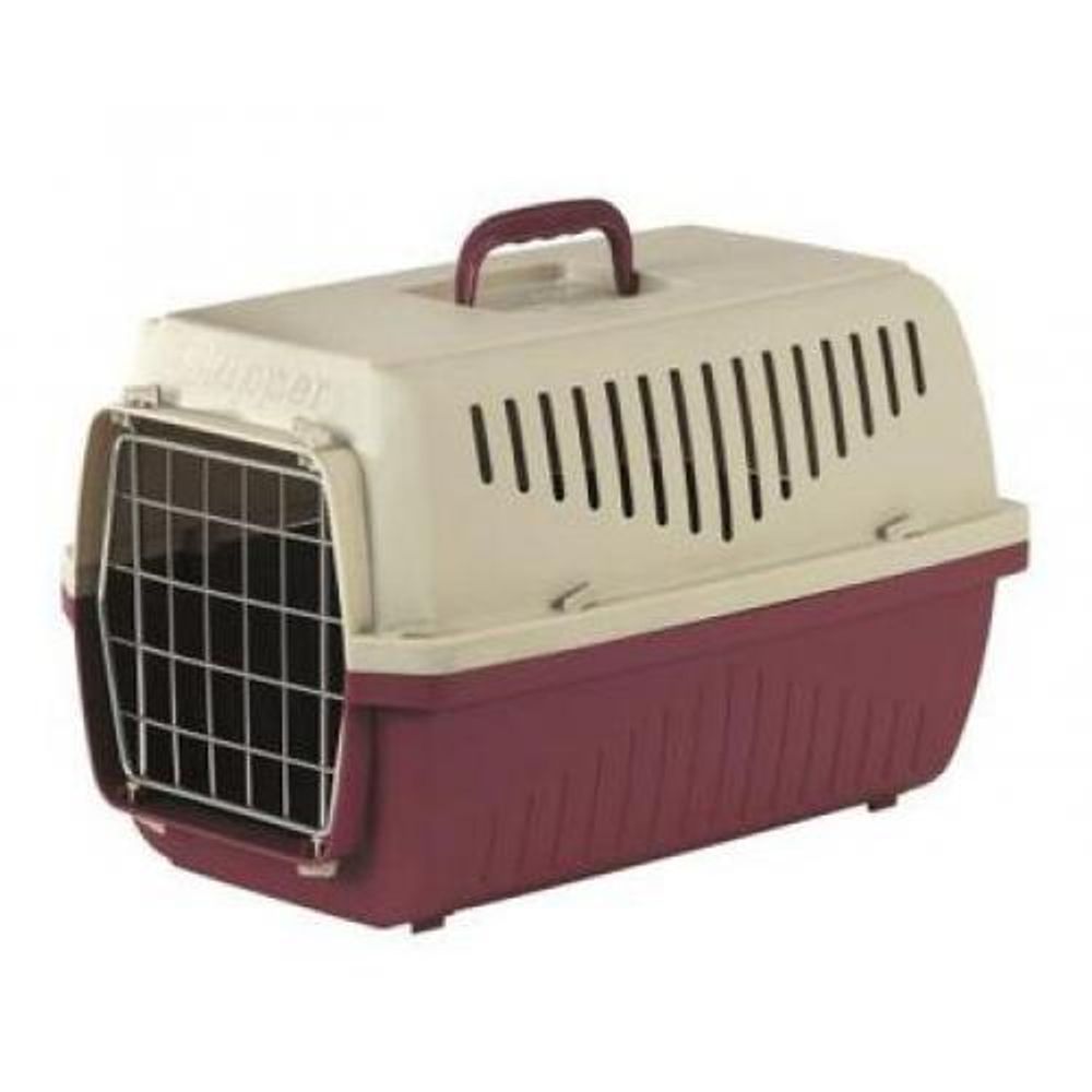 Marchioro переноска SKIPPER 3F 62х41х38h см с металлической дверцей малиново-бежевая Marchioro переноска SKIPPER 3F 62х41х38h см с металлической дверцей малиново-бежевая