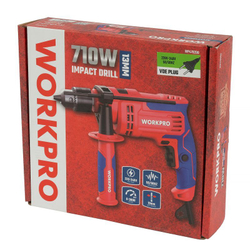 Дрель ударная Workpro 710Вт