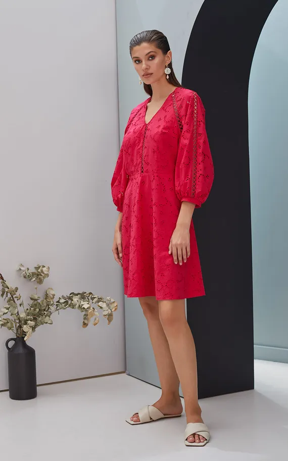 Платье 55347-2 Фуксия