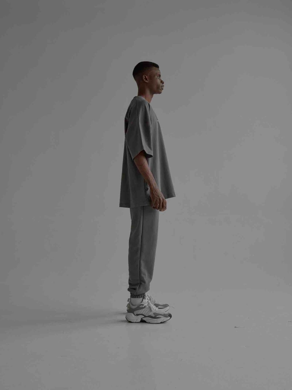 Футболка One Two Logo Pewter