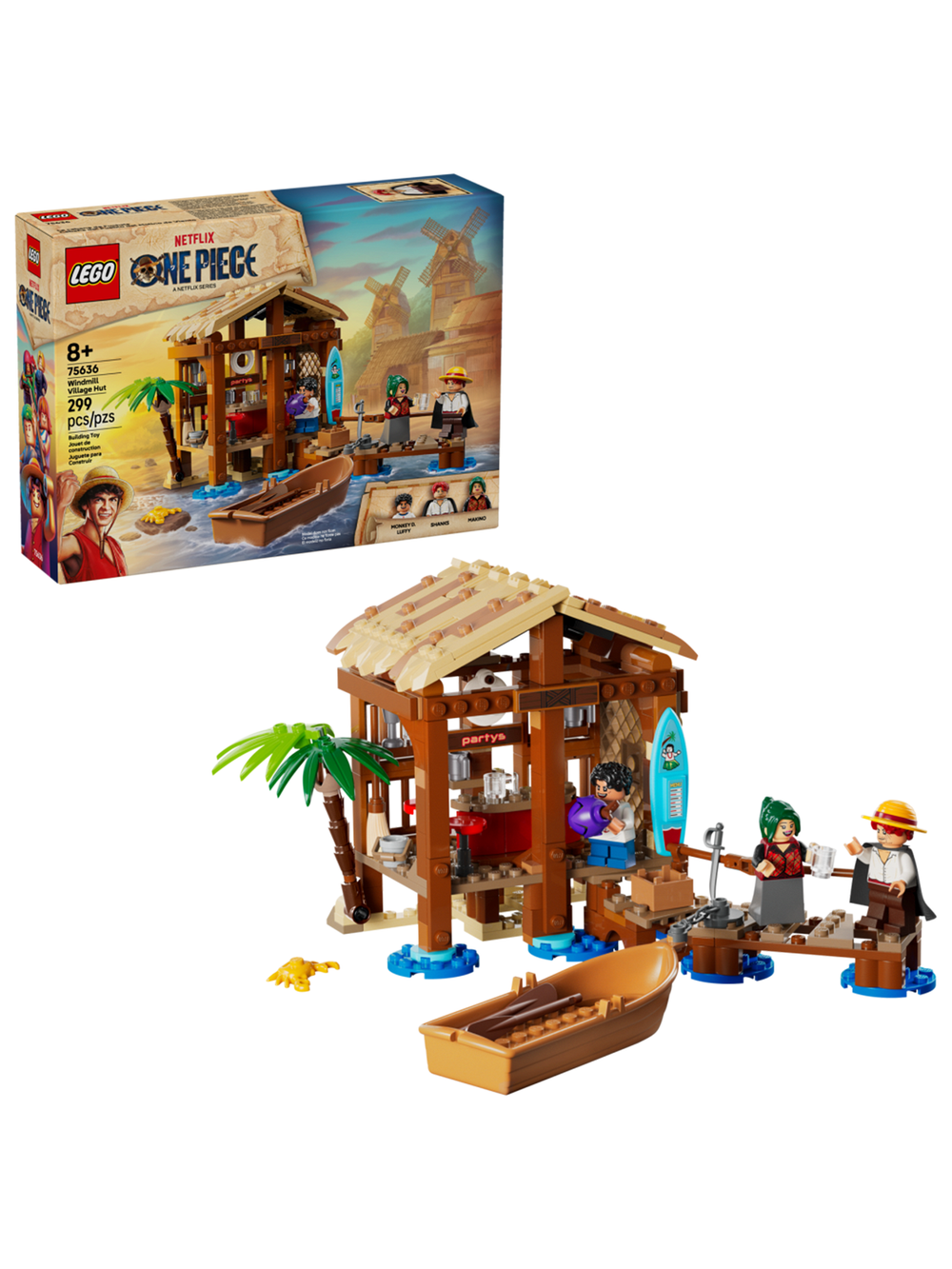 Конструктор LEGO One Piece 75636 лего «Хижина в деревне Фуса» для детей 8+