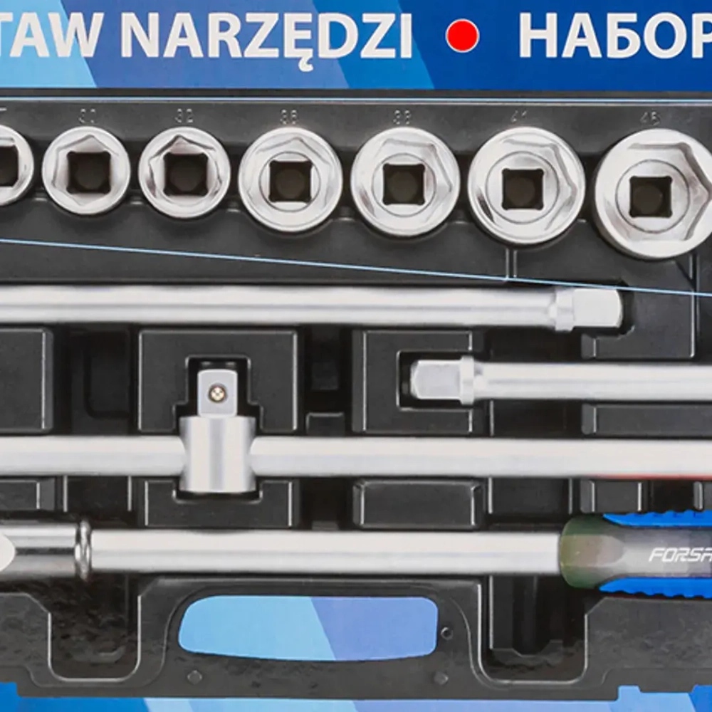 Набор инструментов 14пр.3/4''(6гр.)(22,24,27,30,32,36,38,41,46,50мм) Forsage F-6151-5