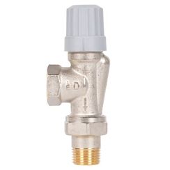 Клапан термостатический Royal Thermo для центральных систем отопления прямой 1/2quot; Click