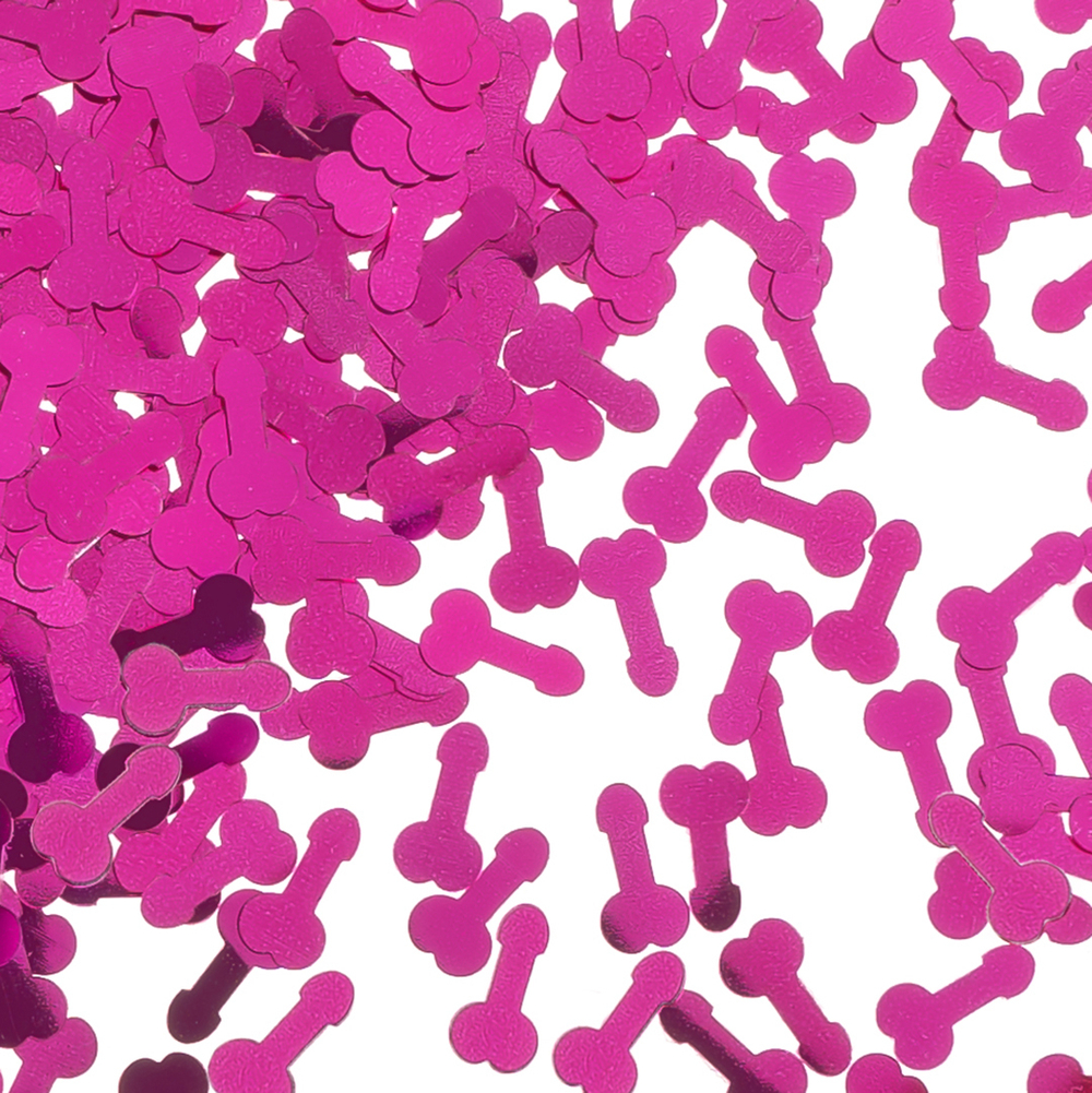 Конфетти на девичник «18+» в цвете фуксия, 15 гр