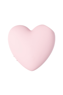 Вакуум-волновой стимулятор клитора с вибрацией Satisfyer Cutie Heart, силикон, розовый, 7,7 см