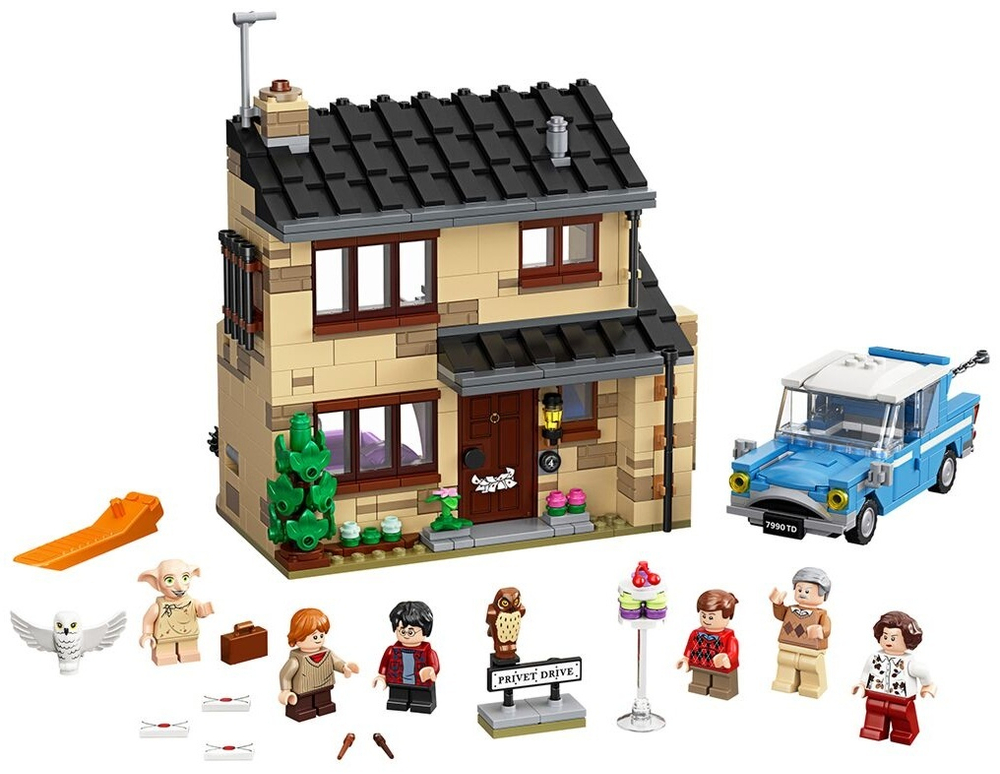 LEGO Тисовая улица, дом 4 75968, деталей 797 шт