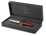 Ручка роллер Parker Sonnet T546 Red CT 2146770, стержень: F, цвет чернил: black, в подарочной упаковке