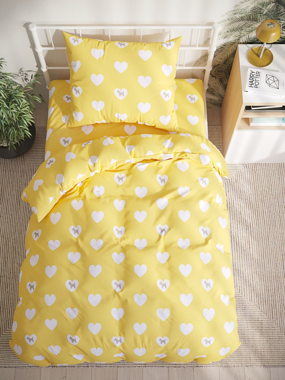 Постельное белье перкаль Сказка "Жизель" 1,5-сп Наволочка 70х70 см 1 шт Простынь 150x215 см Пододеяльник 145x215 см