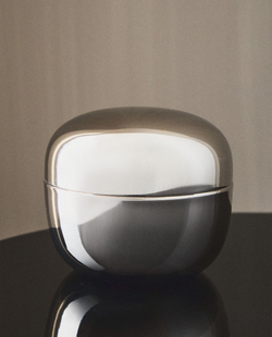 Zara Home Коробка для хранения из нержавеющей стали, цвет серебристый, 8 см