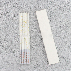 Набор свечей для торта «Империя» (белое золото, 16 см) 6 шт