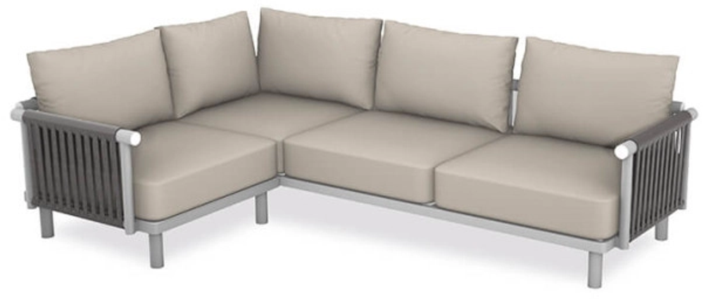 Диван угловой с подушками Papatya Breeze