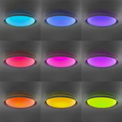 Citilux MEGA CL752452G LED RGB Светильник с пультом Белый+Клён