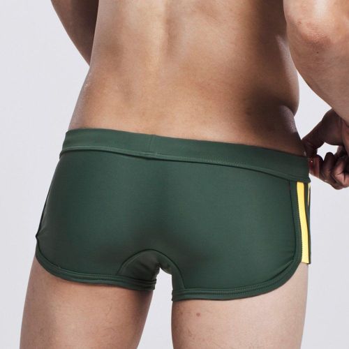 Мужские плавки хипсы зеленые Seobean Green Athletic Hip Boxer